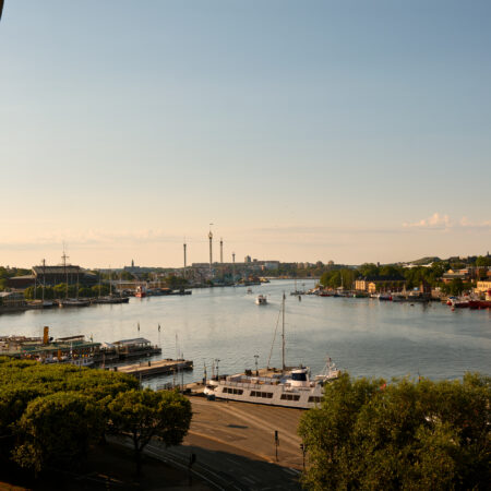 Utsikt över Nybroviken Hotel Diplomat